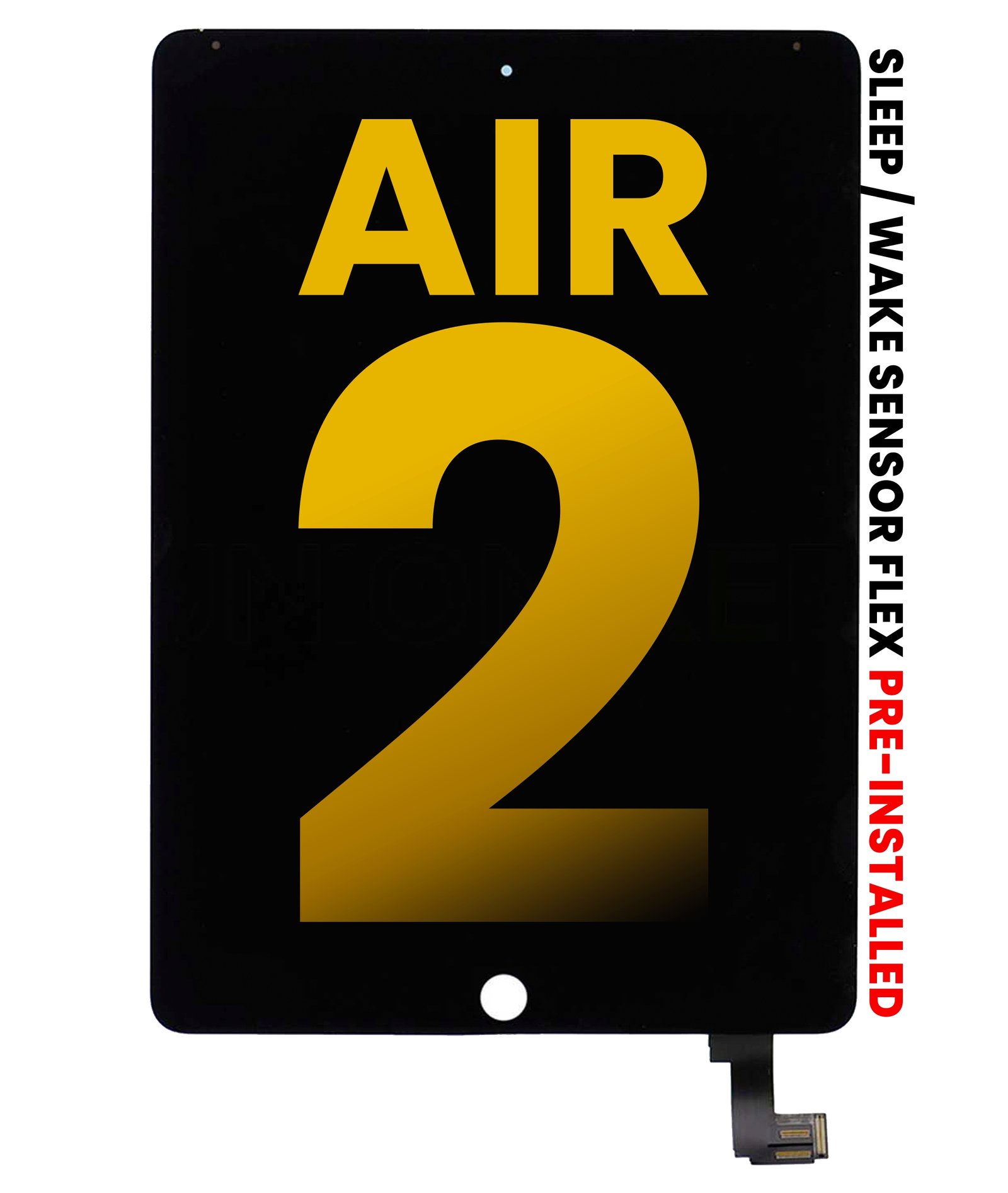 iPad Air 2 Original Apple Display Screen (Black) | Retina Touch Panel | Premium High Quality Screen Assembly for A1566 A1567